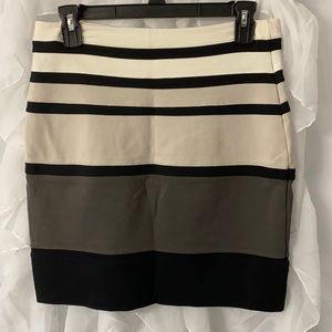 Stripped fall Express skirt